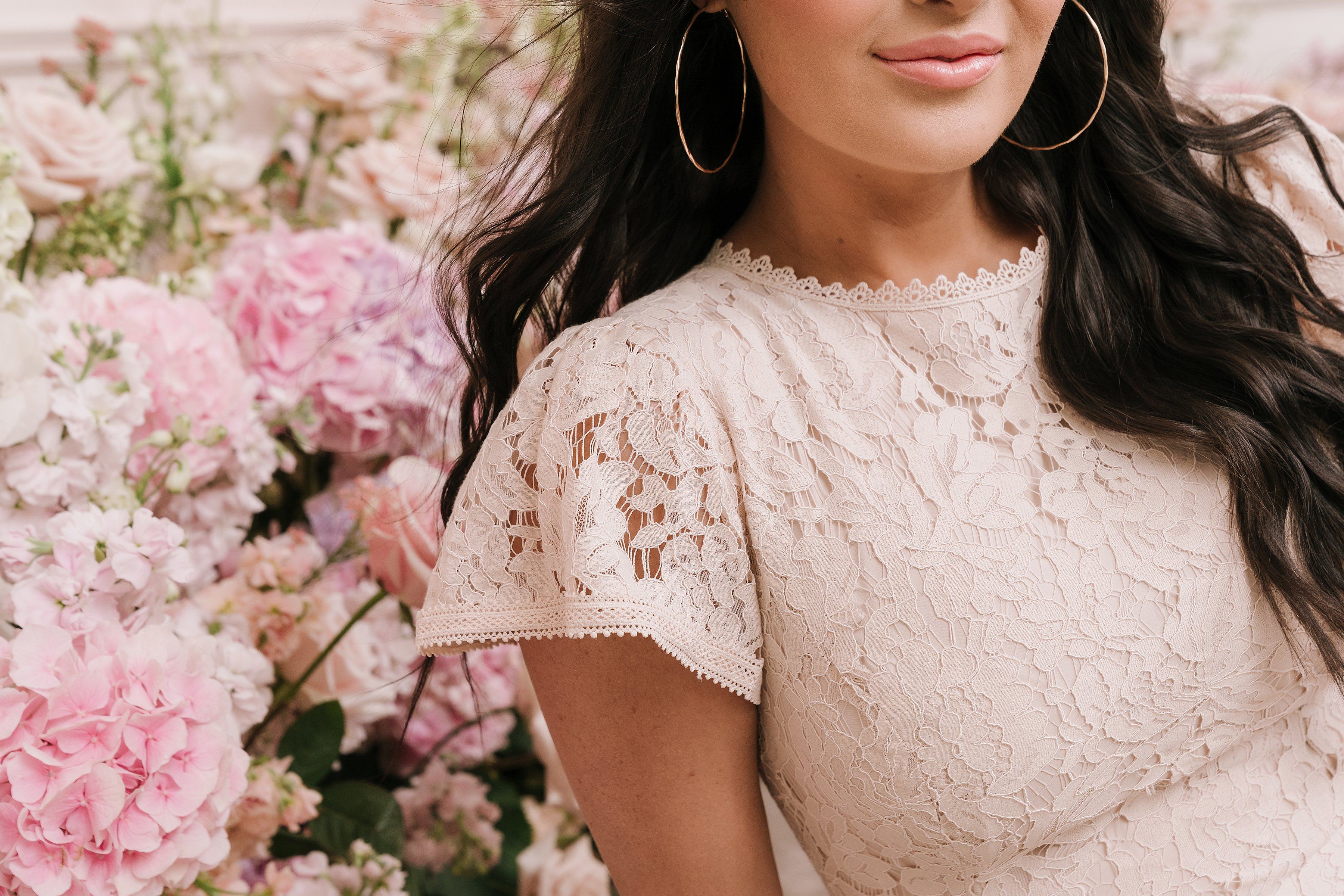 A BTS Look at My Hair + Makeup for Our Spring Photoshoot...