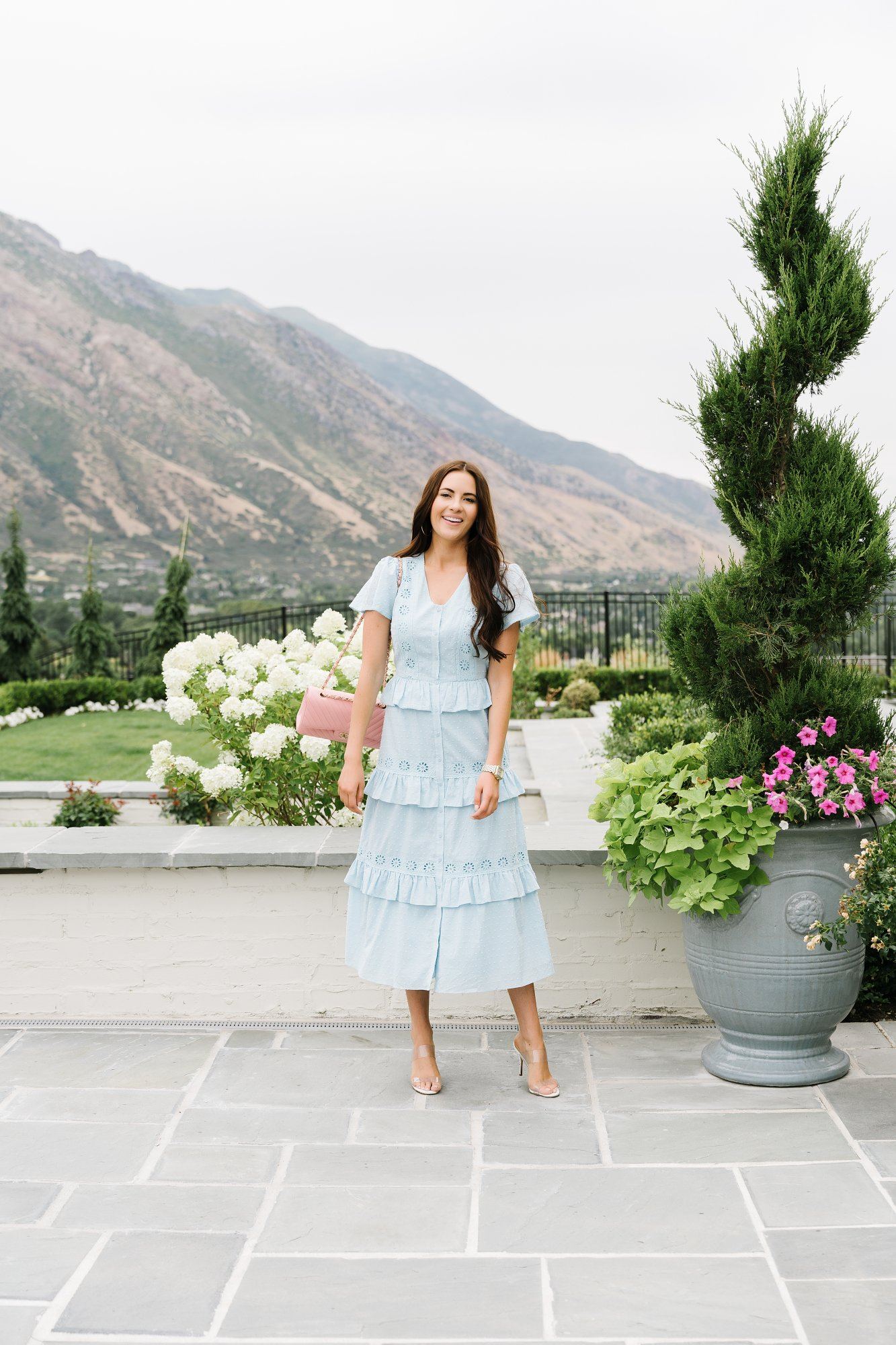 ruffle tier midi dress Audrey Ruffle Tiered Midi Dress