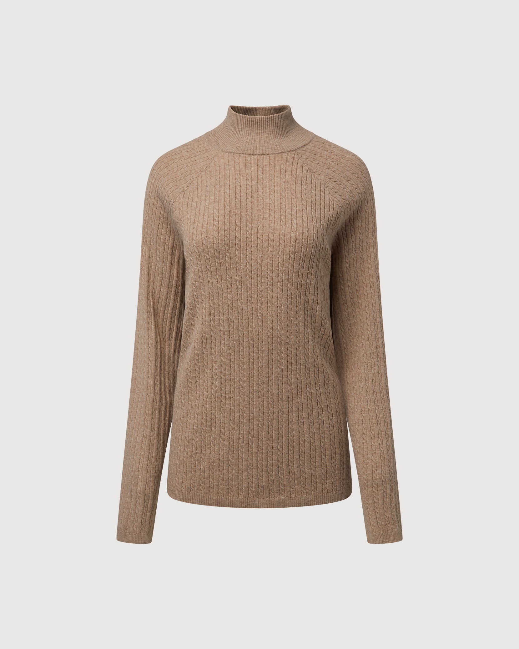 Boxy-fit turtleneck sweater