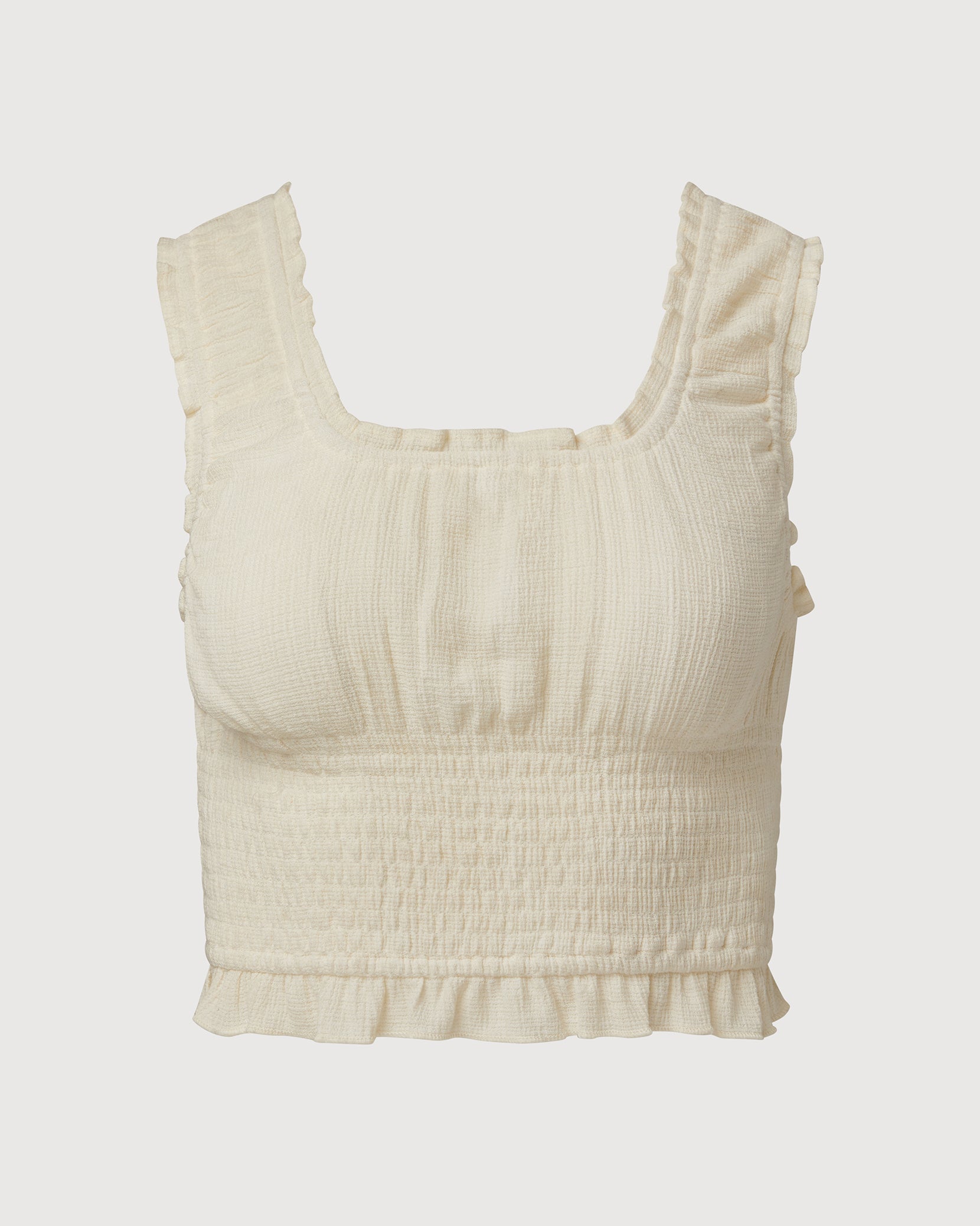 Scooped Smocked Tank – Rachel Parcell, Inc.