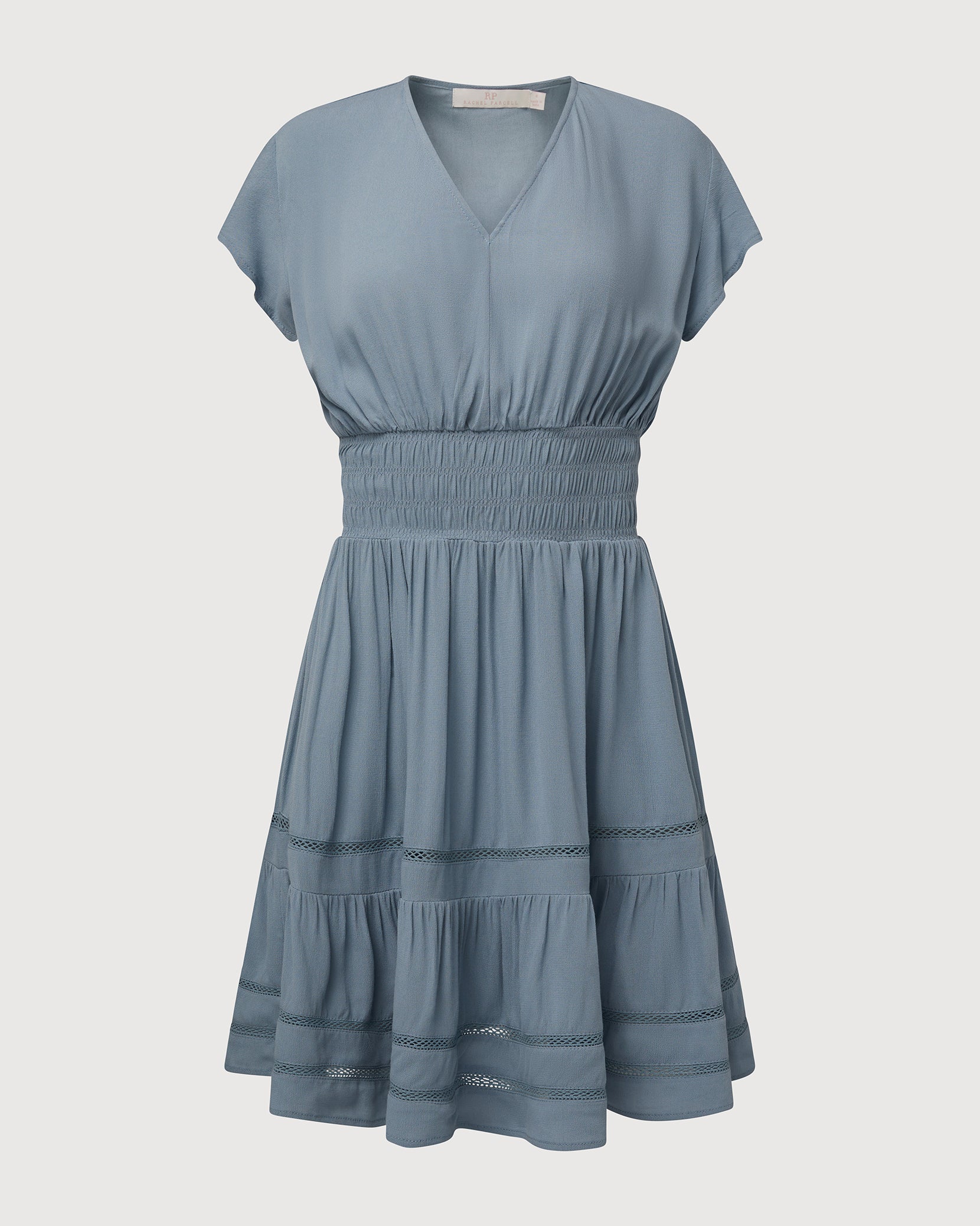 Flutter Sleeve Ruffle Midi Dress – Rachel Parcell, Inc.