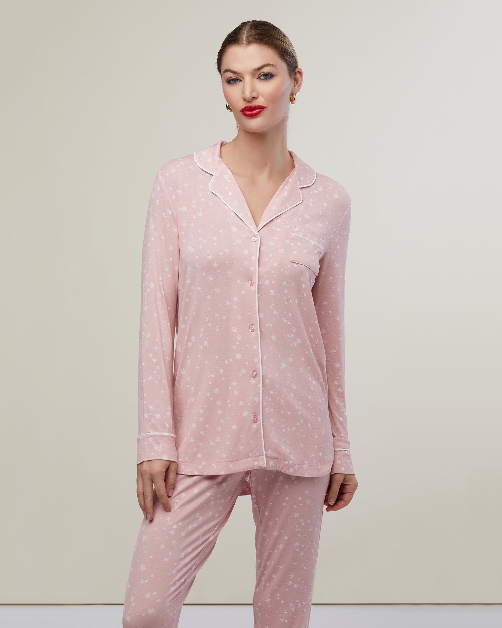 Long Sleeve Pant Jersey Pajamas – Rachel Parcell, Inc.