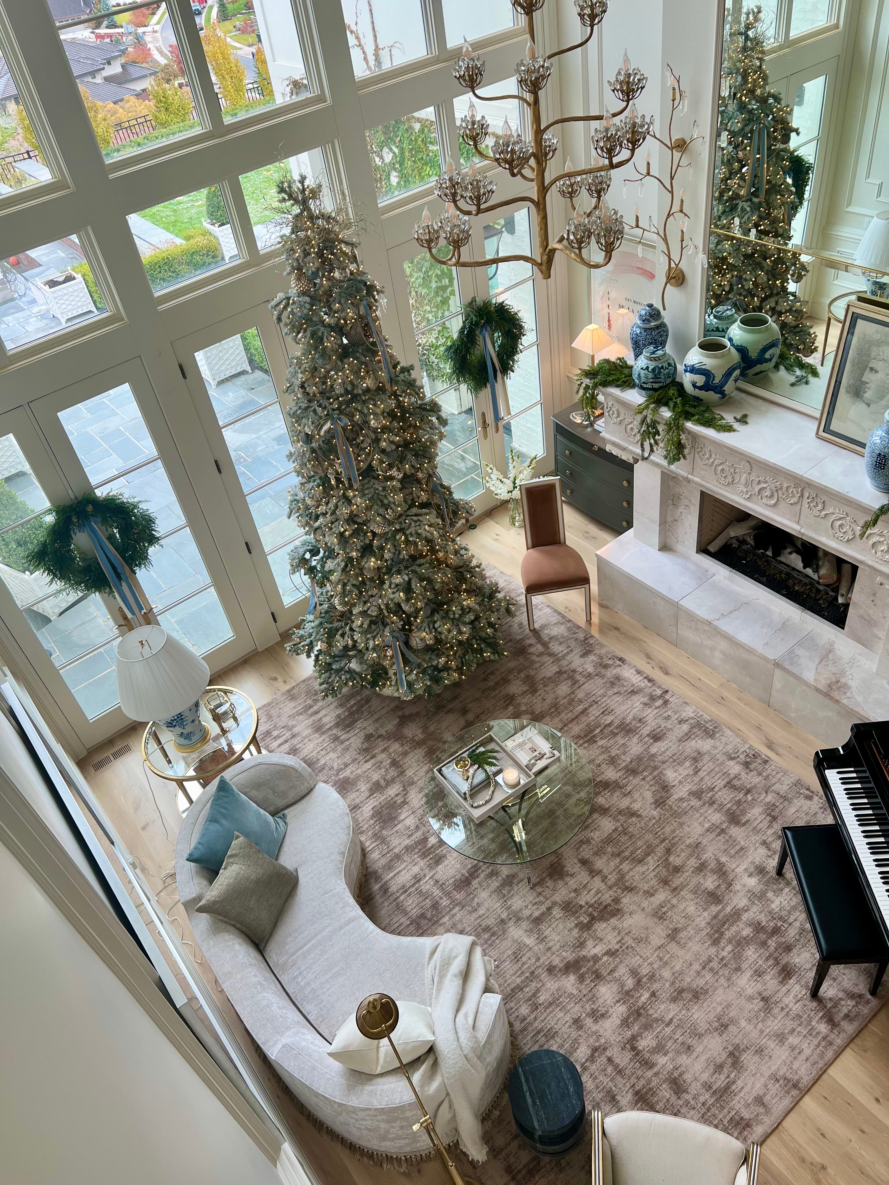 Deck the Halls: My Living Room Christmas Decor