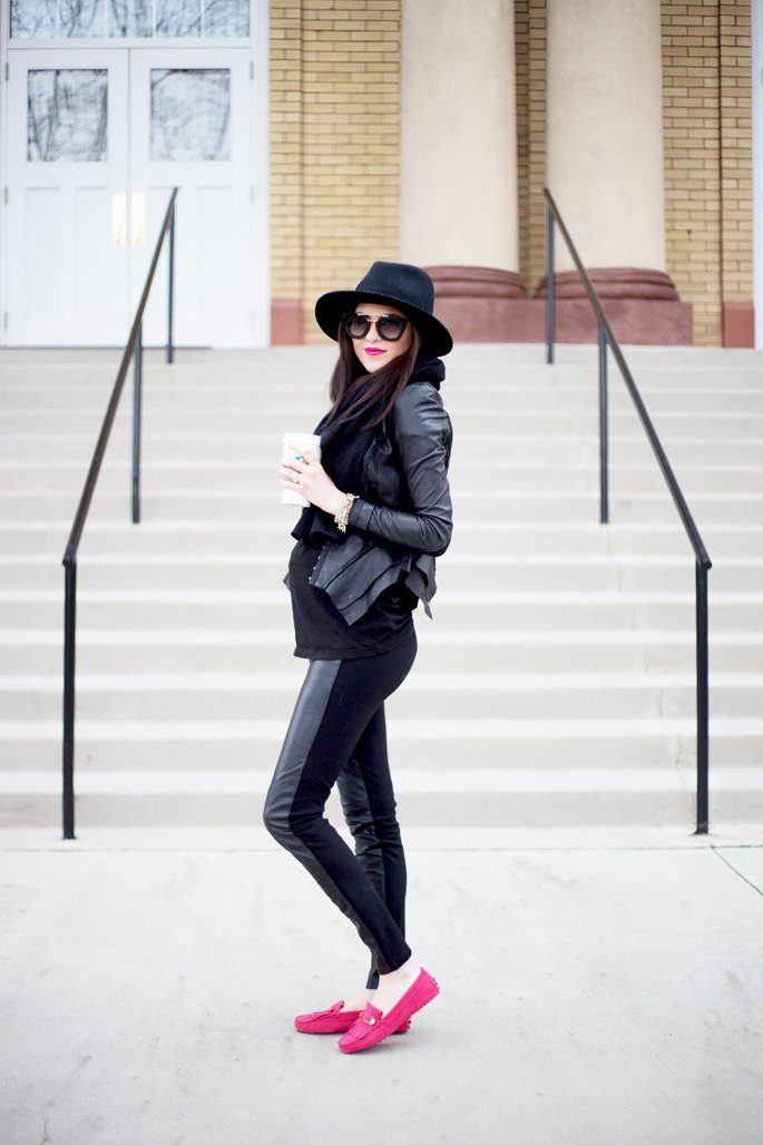 All Black Everything With a Pop of Pink…