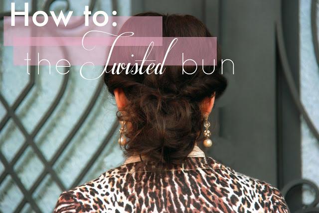How to: Twisted bun...
