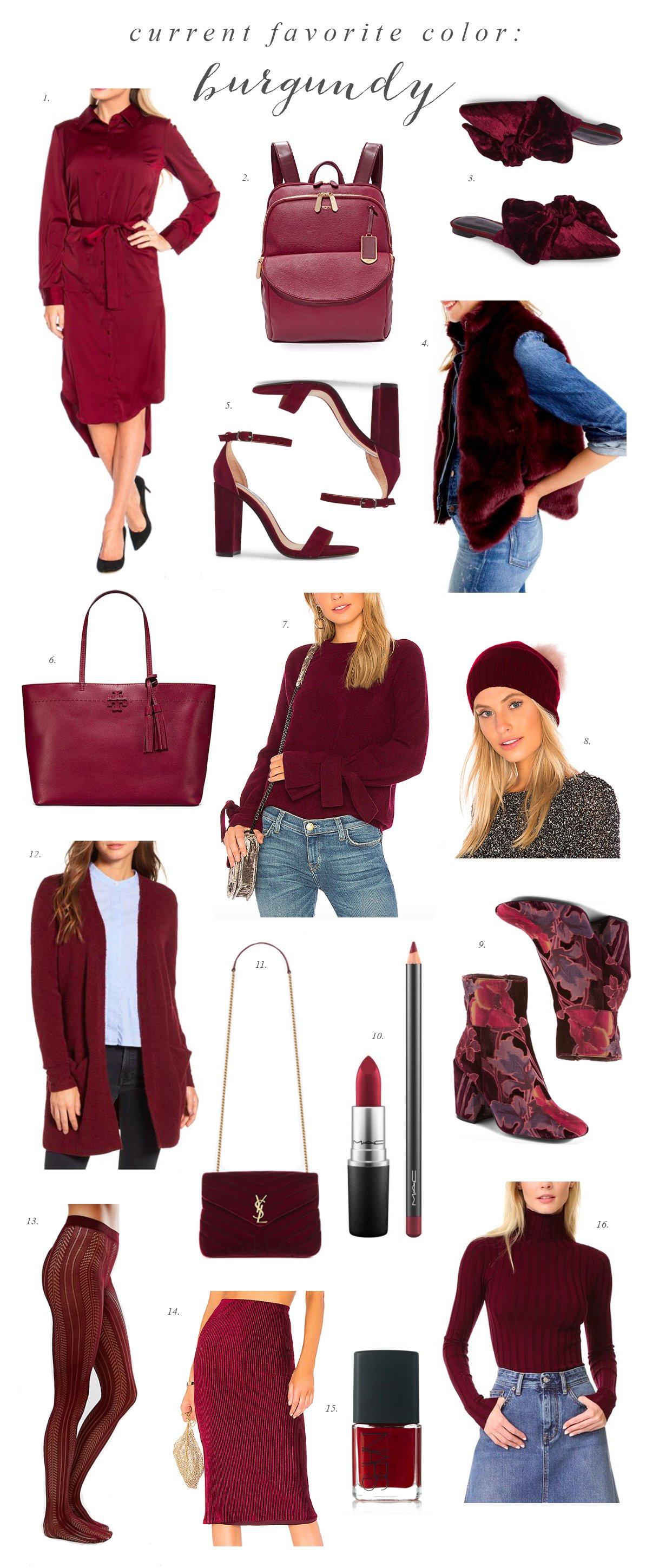 Inspiration Wednesday: Burgundy and Q&A...