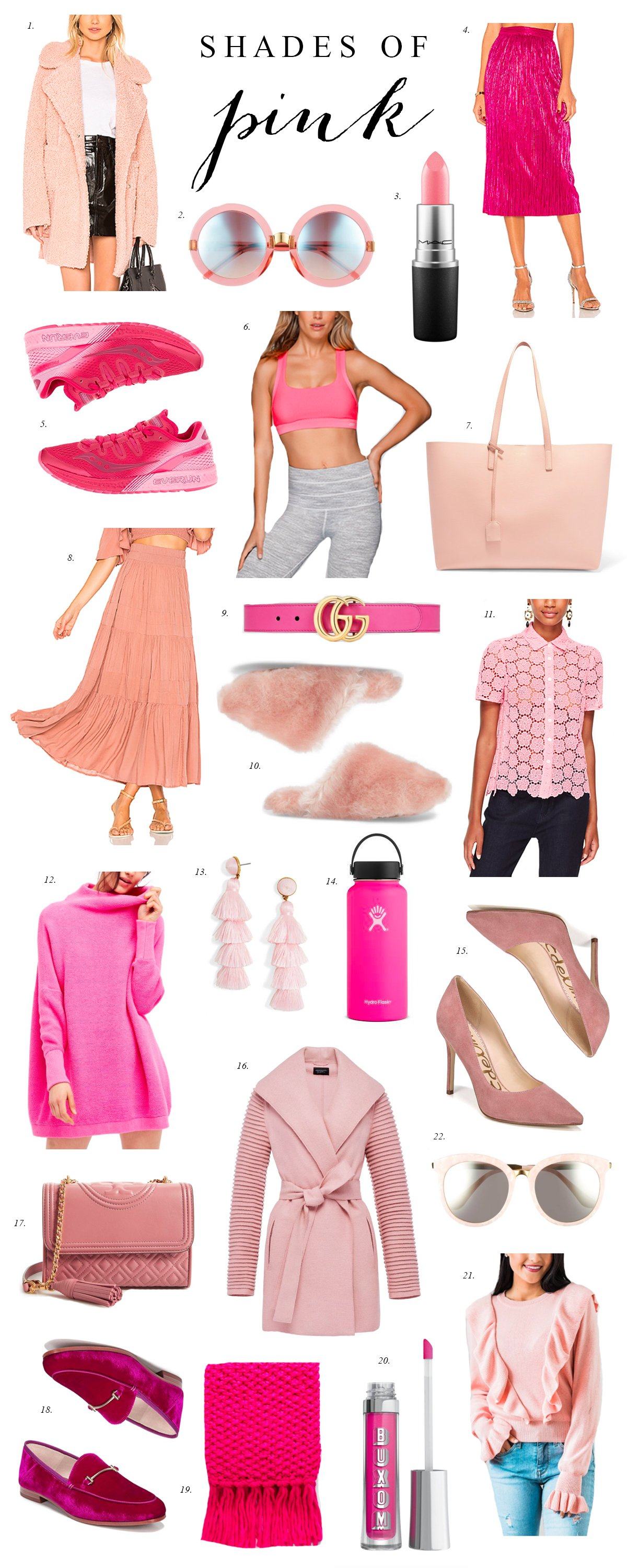 Inspiration Wednesday: Shades of Pink...