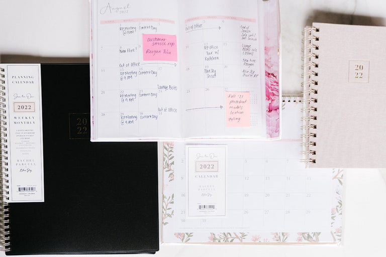 RP x Blue Sky Planners How to Set Goals and Keep Myself On Track... Rachel Parcell, Inc.