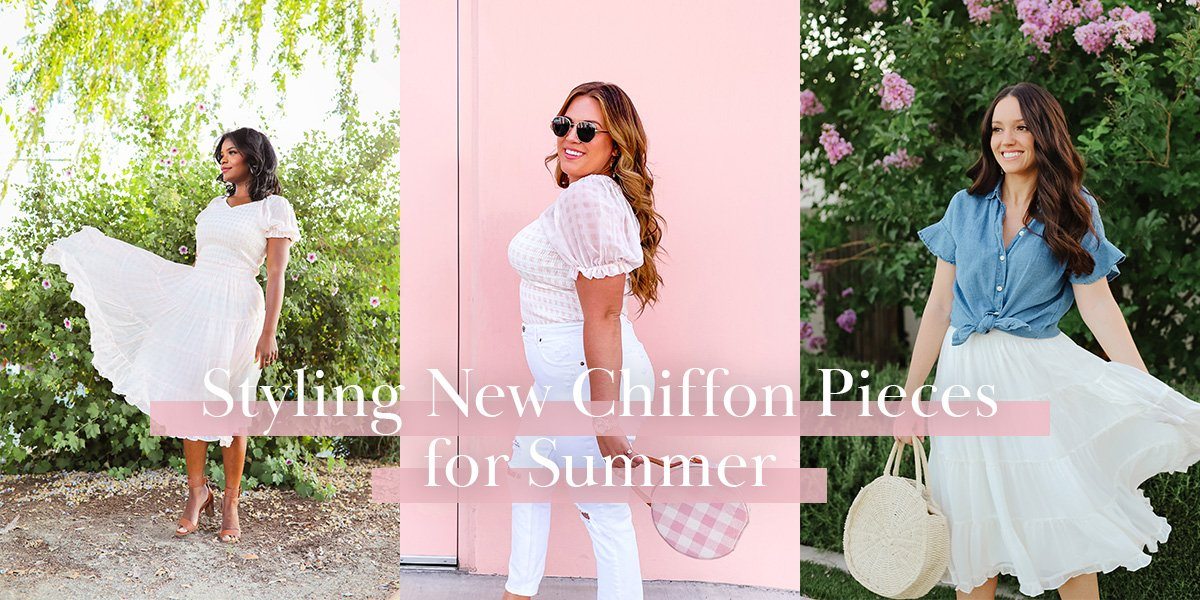 Styling New Chiffon Pieces for Summer...