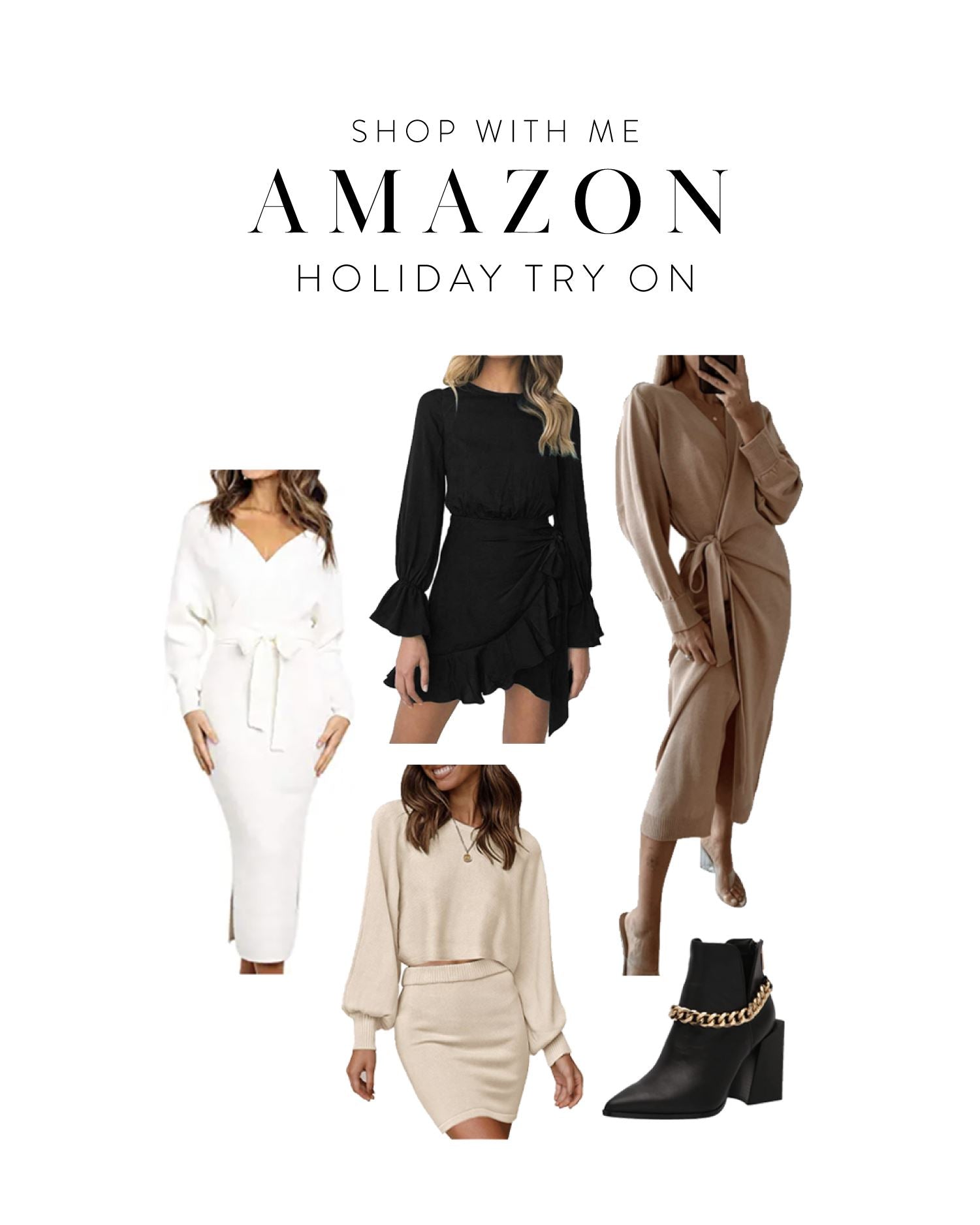 The Coziest and Cutest Holiday Outfits From Amazon Fashion