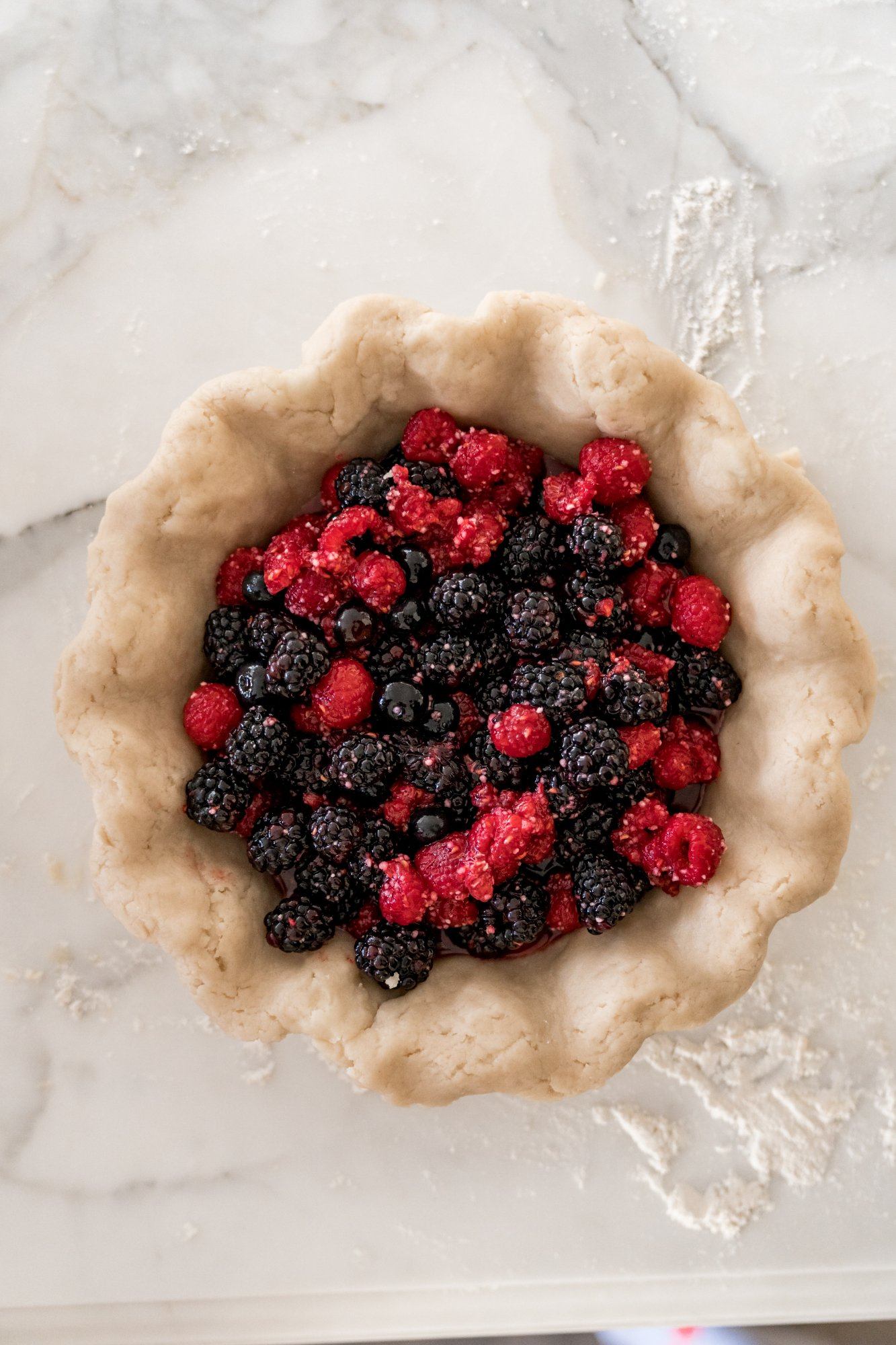 Triple Berry Pie for the Holidays...