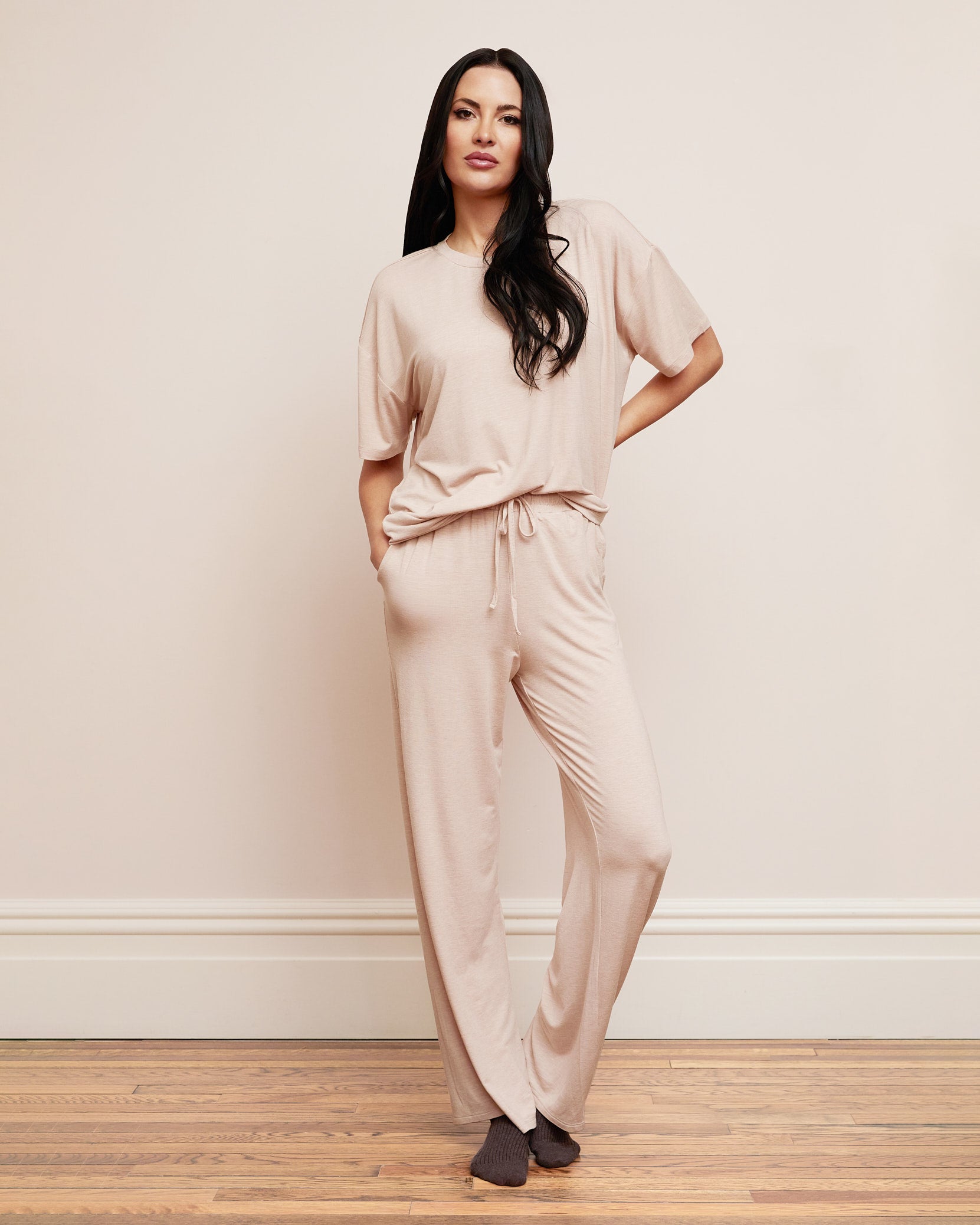 Rachel Parcell Long-Sleeve Knit Pajama Set  Anthropologie Japan - Women's  Clothing, Accessories & Home