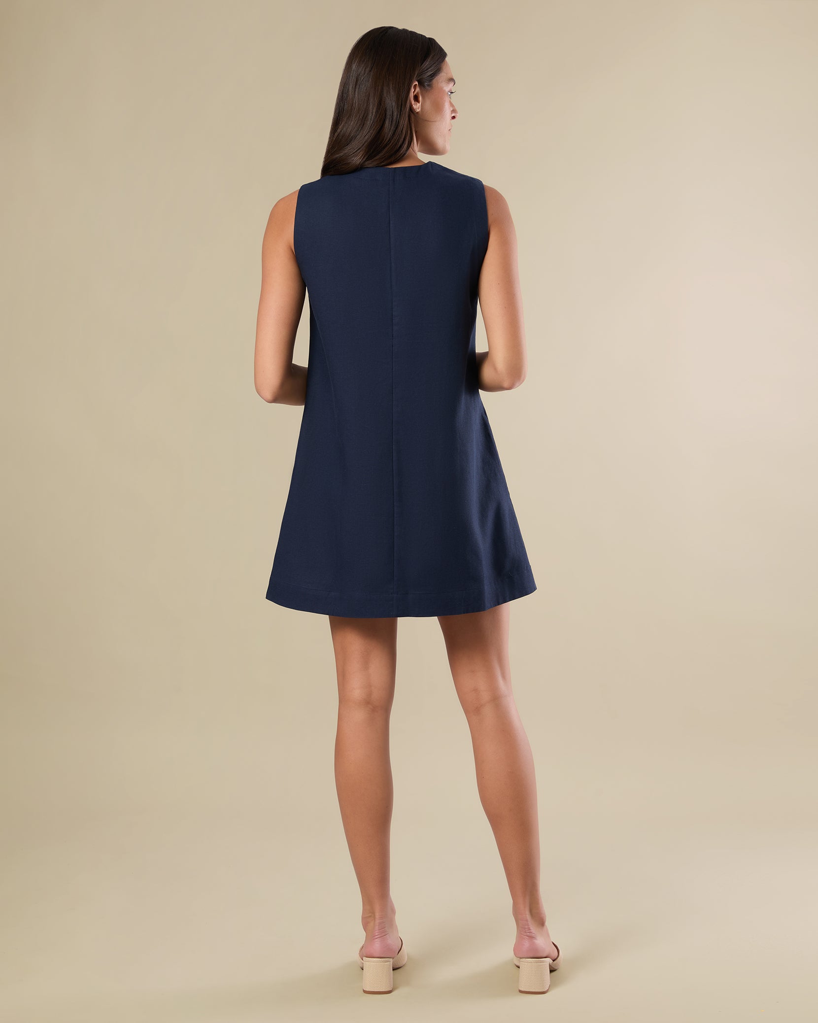 Rachel Parcell navy high quality scuba dress