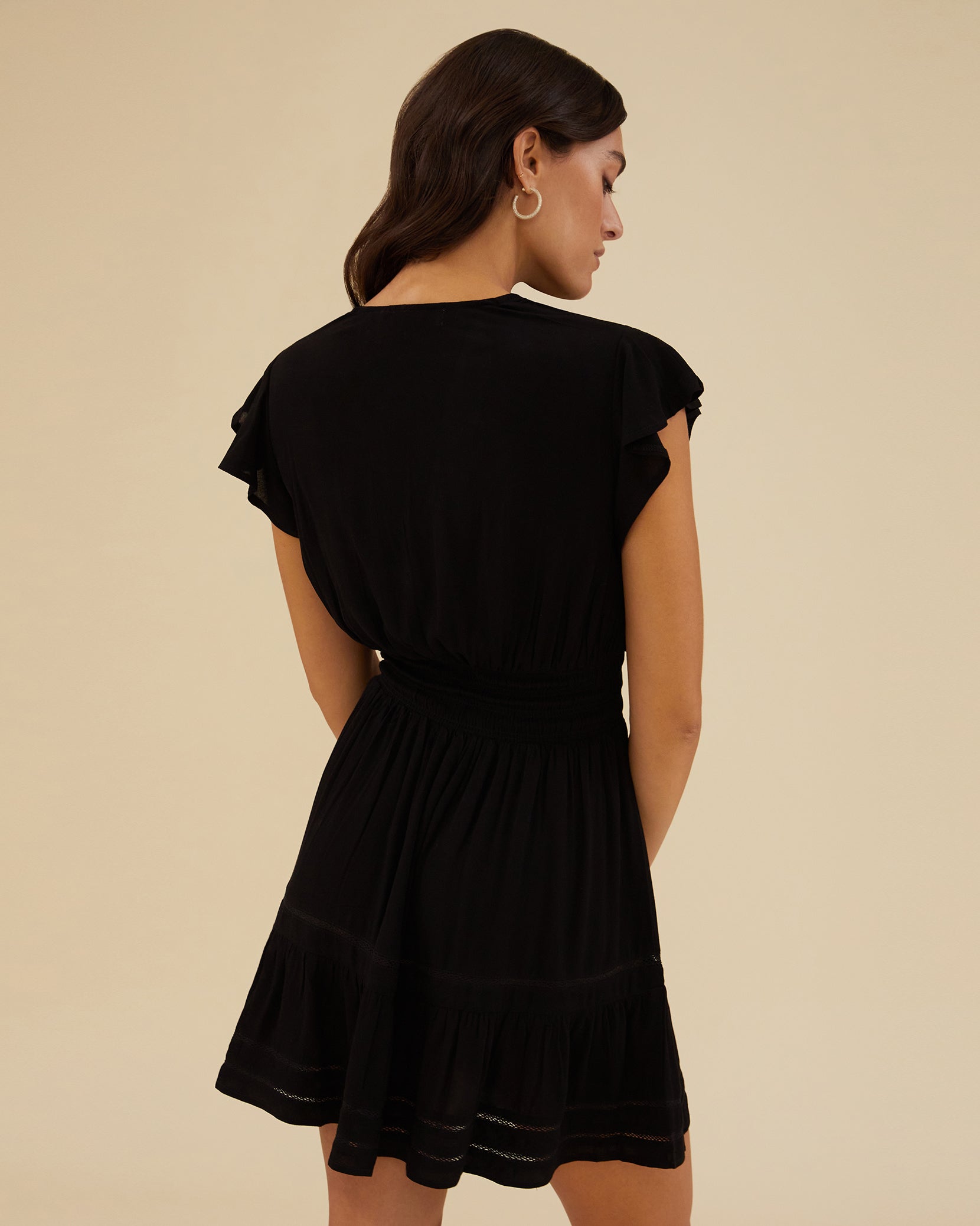 Rachel parcell flutter sleeve dress hotsell