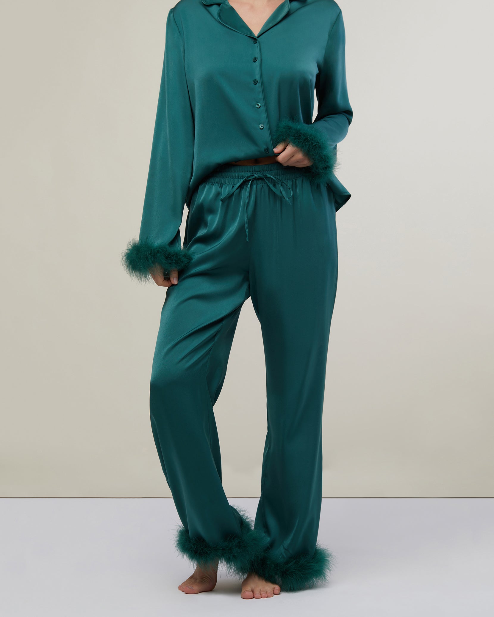 Long Sleeve Pant Jersey Pajamas – Rachel Parcell, Inc.